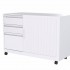 Filling Low Cabinet Mobile Steel Tambour Wheels 3 x Drawers/ Office Cabinet/ Garage Storage Cabinet