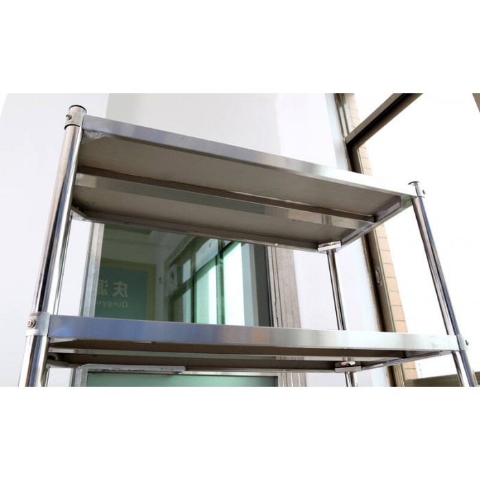 4 tier stainless steel shelving - 1200x480x1800
