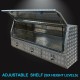 Aluminium Ute Tool Box 2.5mm 1750x530x820mm 3 Drawers Side Opening Vehicle Stora