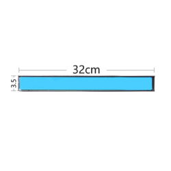Pegboard Magnetic Stripe - 320mm