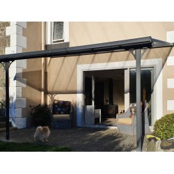 3750 L x 2550 W Aluminium Canopy, Patio cover, Carport, Lean To Pergola,8mm Roof