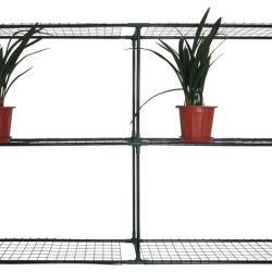 EcoPro 6 Tier Plant Shelve Garden Greenhouse Storage Shelving Stand Rack in Gree