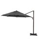 Garden Cantilever Round Umbrella for Outdoor - Grey