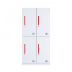4 Doors Thin Edge Cabinet Locker Staff Work Clothes 1850*900*500mm
