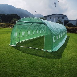 10m x 3m x 2m Tunnel Greenhouses Strong Galvanised Frame