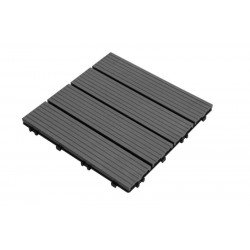 DIY Decking Tiles Black 300*300*20 - Pack of 10
