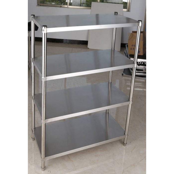 4 tier stainless steel shelving - 1200x480x1800