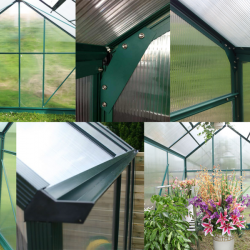 3m x 9m THE ULTIMATE GREENHOUSE 6mm Twin Wall