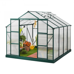 2.4m x 2.9m The Ultimate Greenhouse 6mm Twin Wall