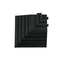 Deck tiles corner - Black - 1 pc