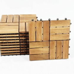 Acacia Hardwood Deck Tile 300x300x24 - pack of 10