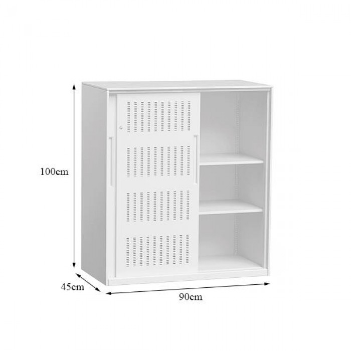 Office filing cabinet Sliding doors Metal Partitions Planter 0.9m/ Garage Storage Cabinet