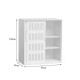 Partitions Filing Cabinet Sliding Doors Lockable Storage Organiser - 900W/ Garage Organizer