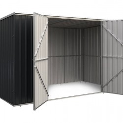 3.39m x 1.72m Garden Shed Grey FORT6 New Model