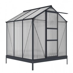 1.88m x 1.88m EcoHome Greenhouse 4mm Twin Wall
