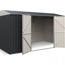 4.2m x 2.54m Garden Shed The Ranch Grey