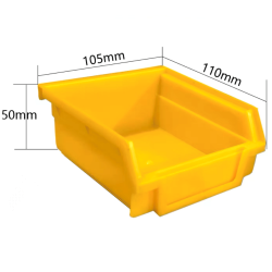Storage Bin for Pegboard - 110*105*50mm Yellow