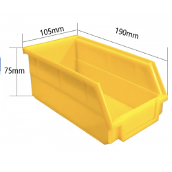 Storage Bin for Pegboard - 190*105*75mm Yellow
