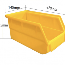 Storage Bin for Pegboard - 270*145*125mm Yellow