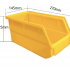 Storage Bin for Pegboard - 270*145*125mm Yellow