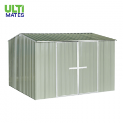 3030 x 3030 x 2090mm Ulti-mates Garden Shed Gable Roof Hazy Grey