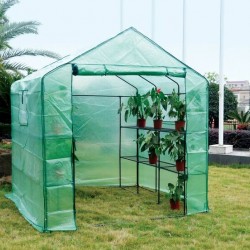 Eco Pro 200x200x200cm Walk in Greenhouse PE Cover Tomato Plant