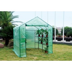 Eco Pro 200x200x200cm Walk in Greenhouse PE Cover Tomato Plant