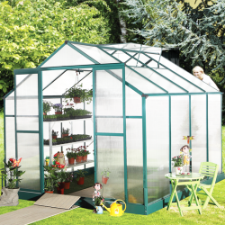 3m x 3m The Ultimate Greenhouse 6mm Twin Wall