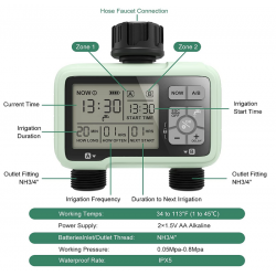 Digital Water Timer Double Outlet