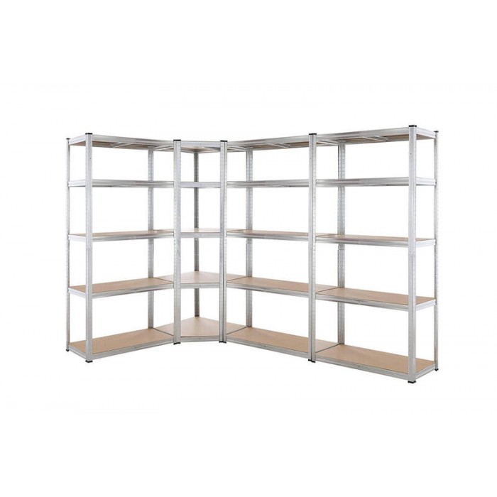 DIY shelving H1800 x 900 x 400, 5 tier Coner Unit & 3 storage shelves